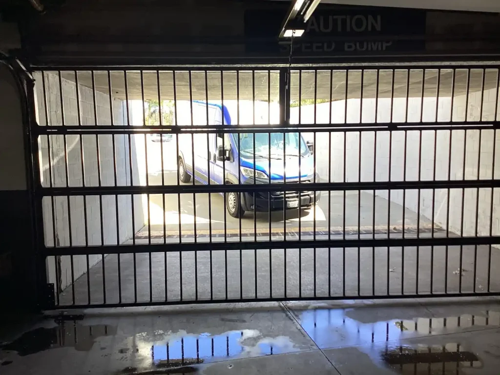 commercial underground parking gates